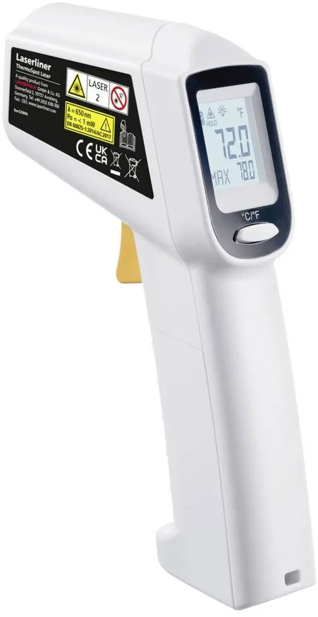 Laserliner ThermoSpot Infrarood Thermometer - Geen batterijen
