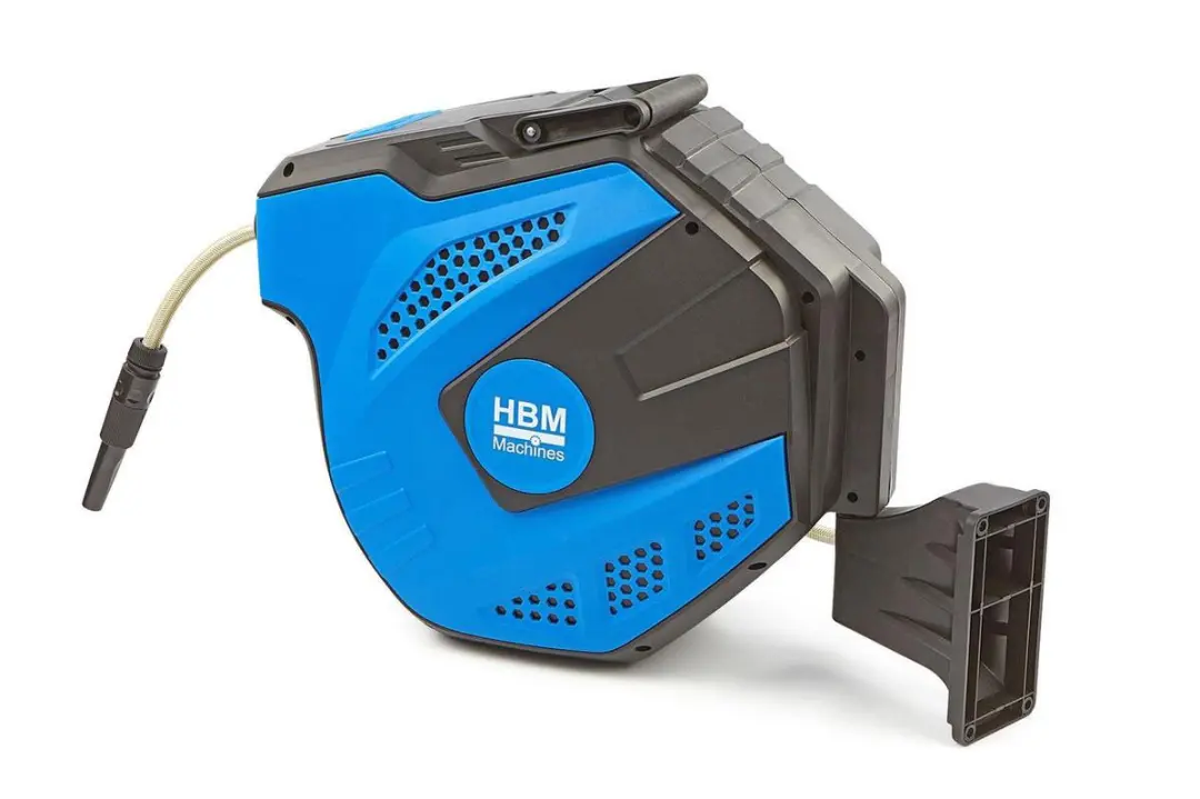 HBM Machines Wandslangenbox 20m - Blauw