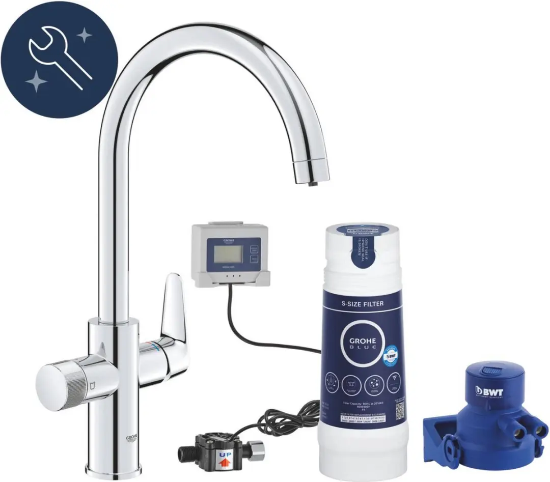 GROHE Blue Pure BauCurve Starter Kit 30581 - Chroom