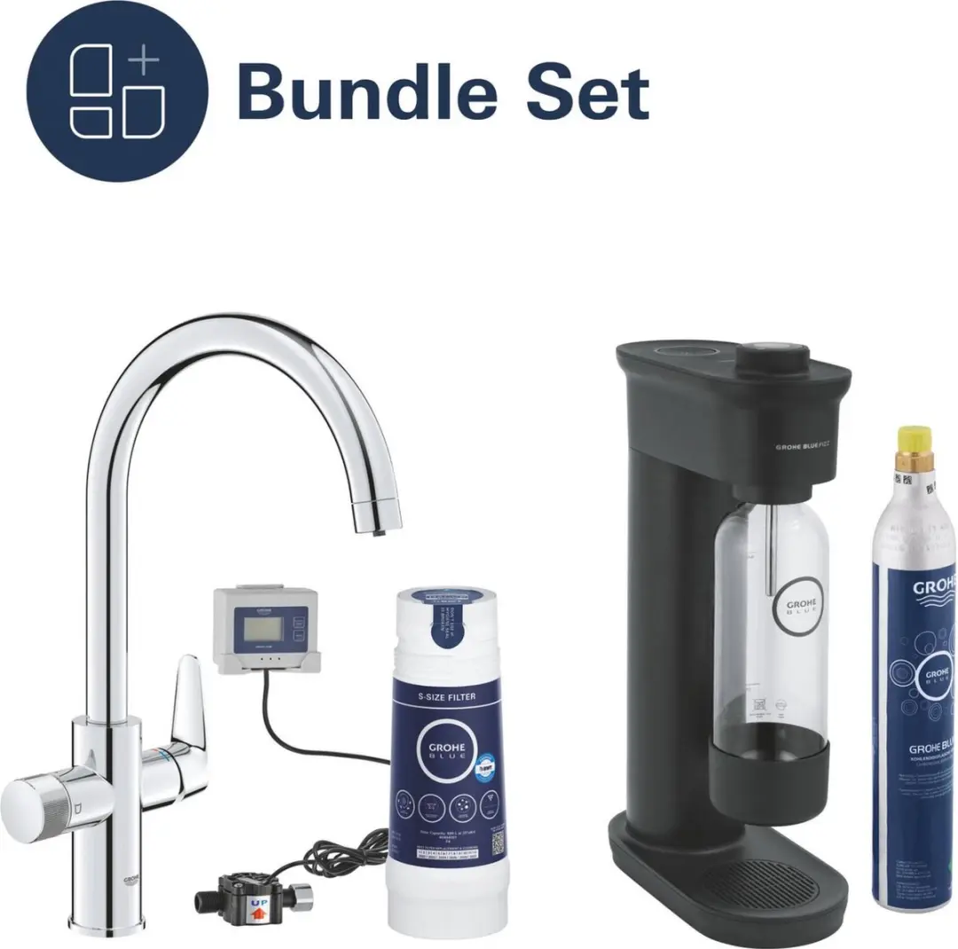 GROHE Blue Pure BauCurve Starter Kit 30581 - Chroom