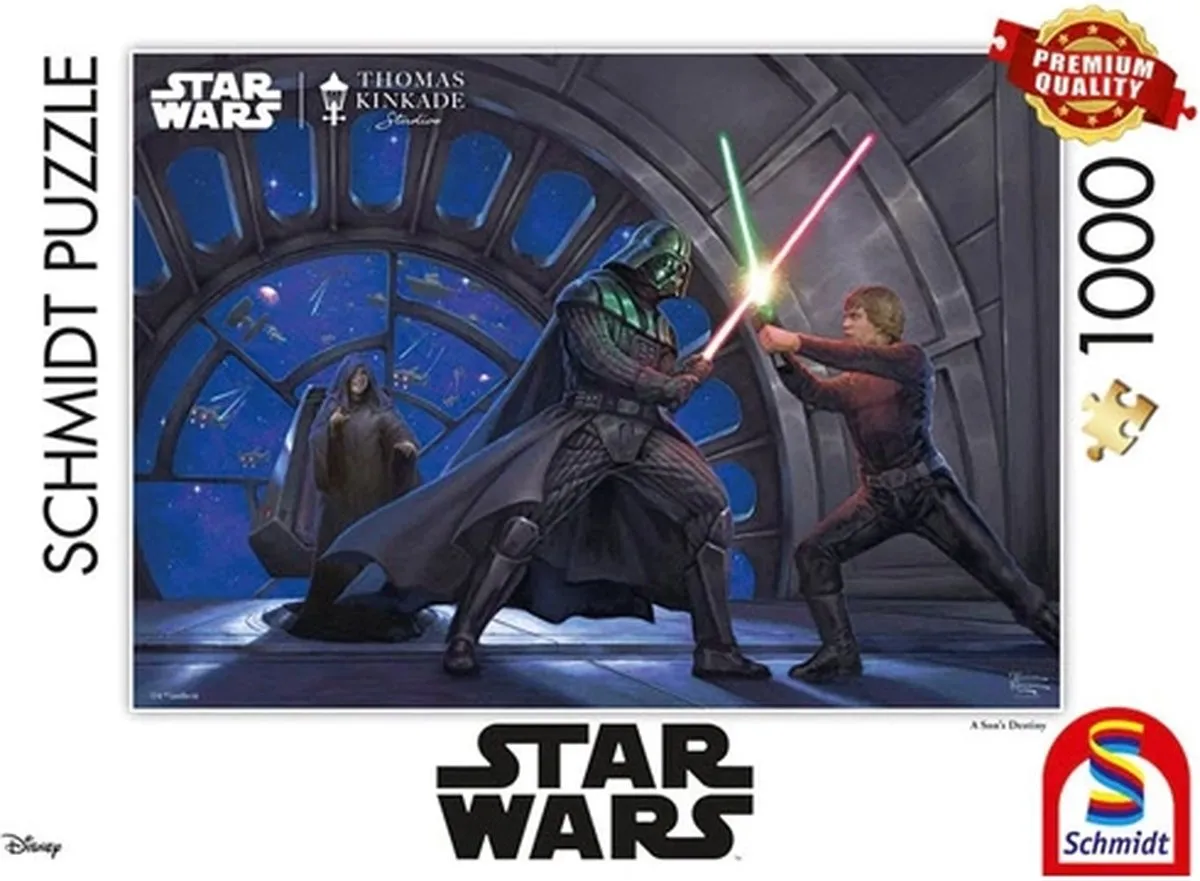 Star Wars The Mandalorian Thomas Kinkade A Son’s Destiny Puzzel