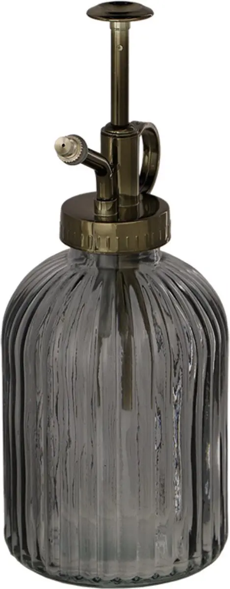 Esschert Design Plantenspuit Glas 19cm - Antraciet