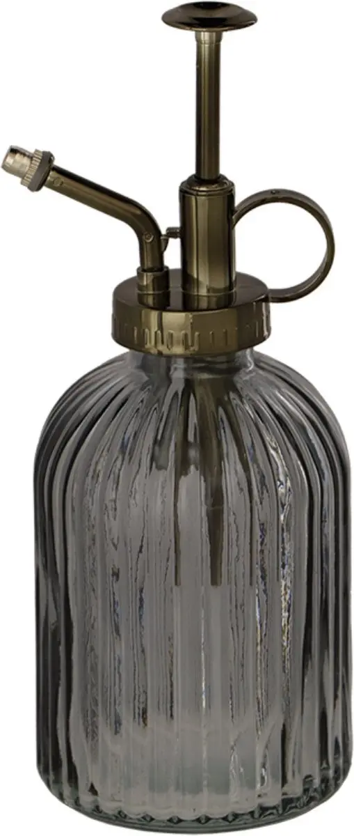 Esschert Design Plantenspuit Glas 19cm - Antraciet