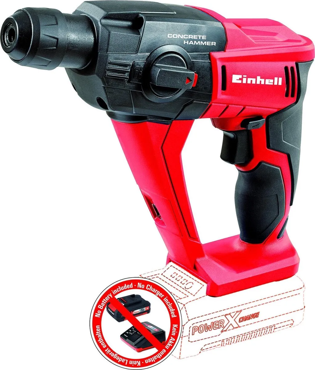Einhell TE-HD 18 Li-Solo Accu Boorhamer 18V - 1.2J - SDS-plus