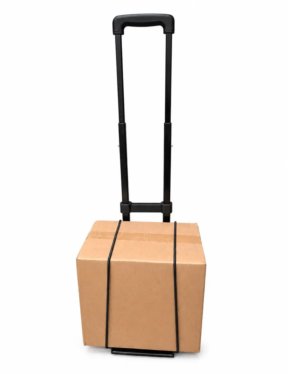 Kortpack Inklapbare Hand Trolley - 40kg - Zwart