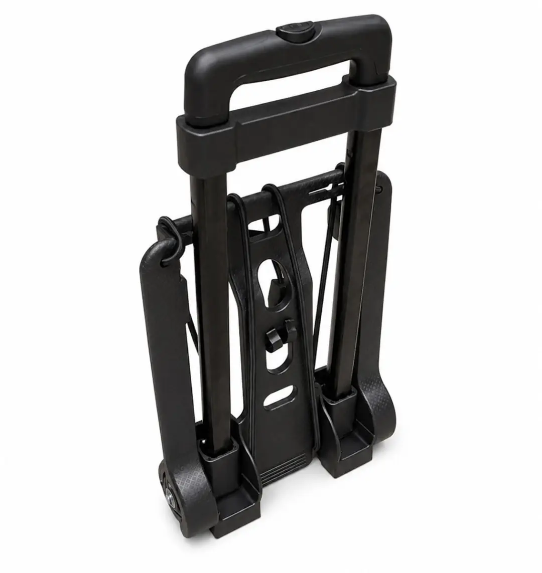 Kortpack Inklapbare Hand Trolley - 40kg - Zwart
