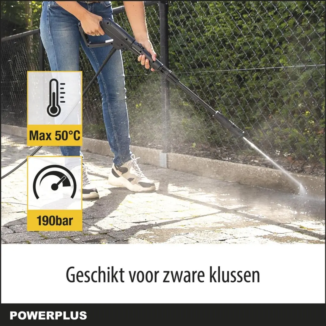 Powerplus POWXG90430 Hogedrukreiniger 190 bar - 3100W
