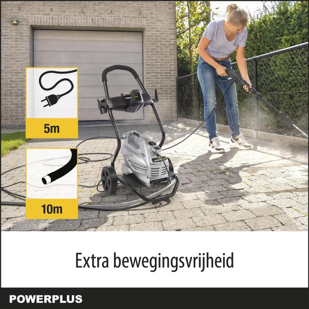 Powerplus POWXG90430 Hogedrukreiniger 190 bar - 3100W