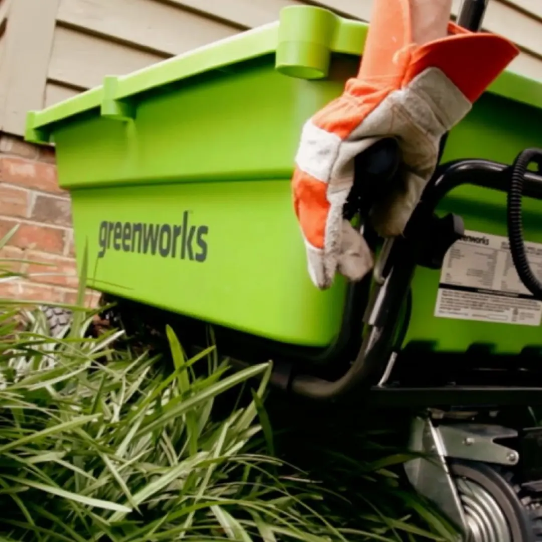 Greenworks 40V Kruiwagen G40GCK4 - 106L Groen - afbeelding 6 van 6