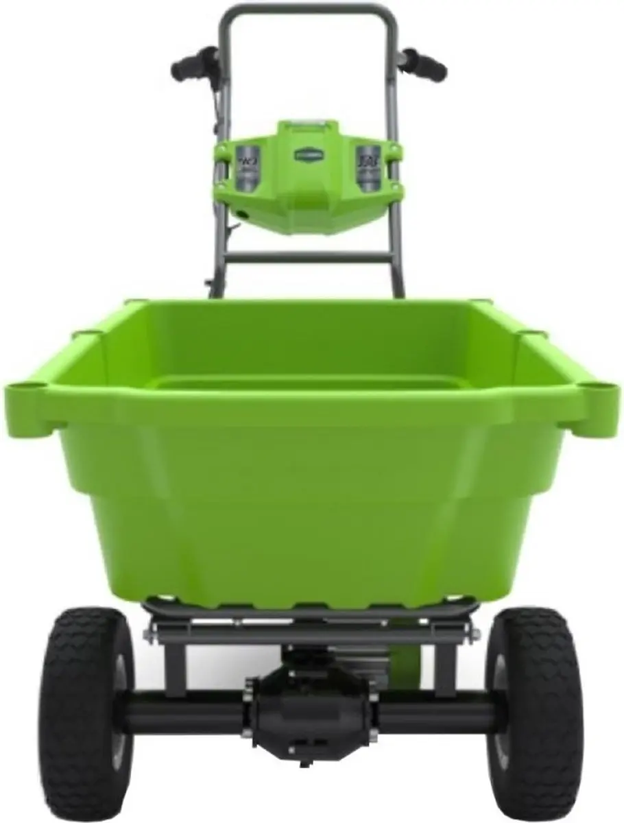 Greenworks 40V Kruiwagen G40GCK4 - 106L Groen