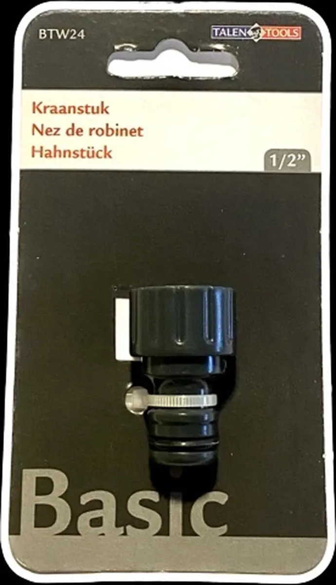 Talen Tools Kraanstuk voor Tuinslang 1/2" - 1 Stuk