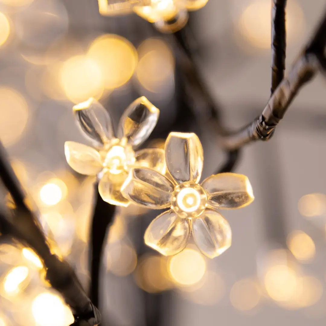 Monzana Kerstverlichting 2x Kersenbloesemboom 220cm - Warm wit