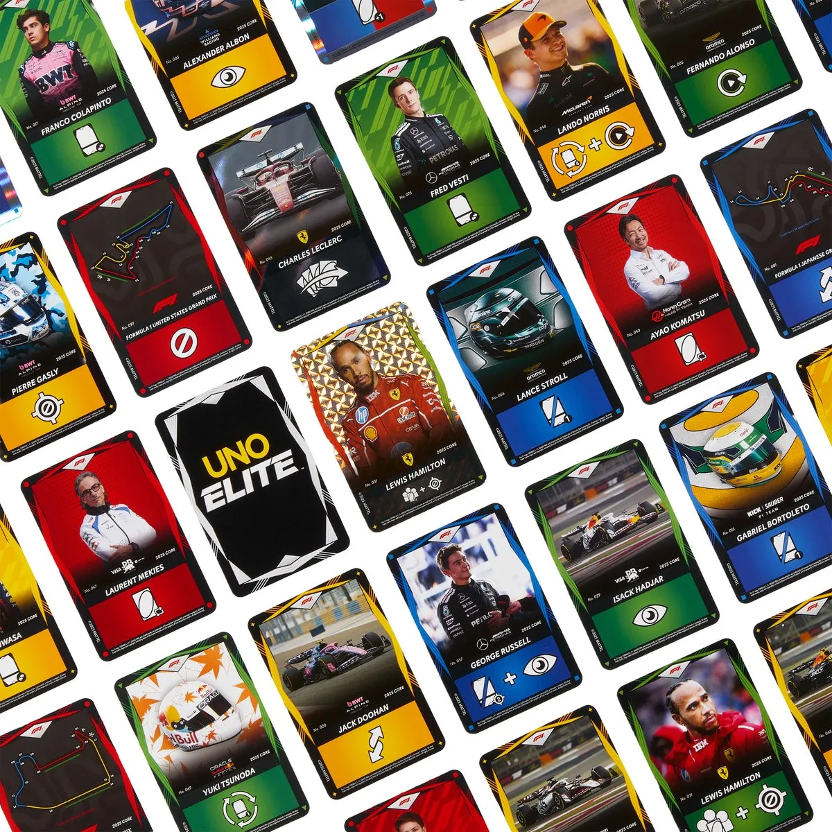 Mattel UNO Elite Formula 1 2025 Core Edition Starter Pack - 2-6 Spelers