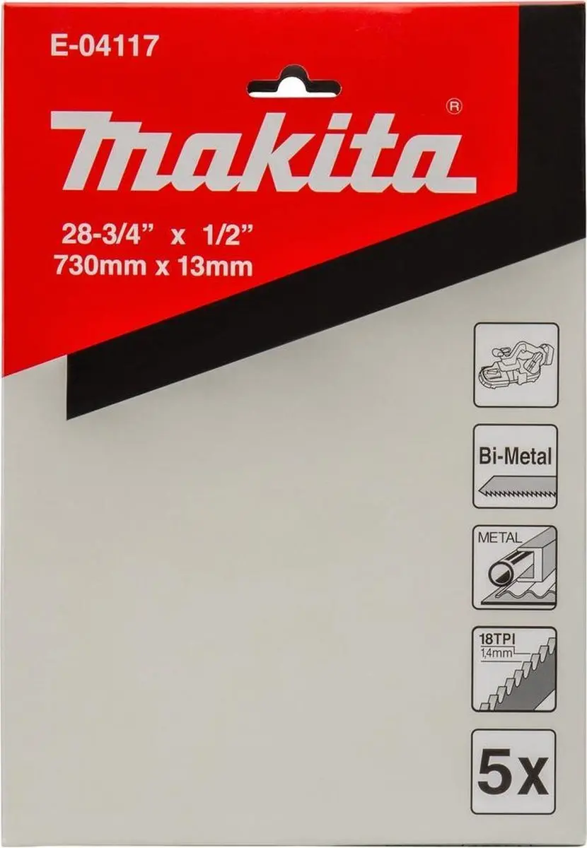 Makita Zaagband Metaal 730x13x0,5 18T - afbeelding 3 van 4
