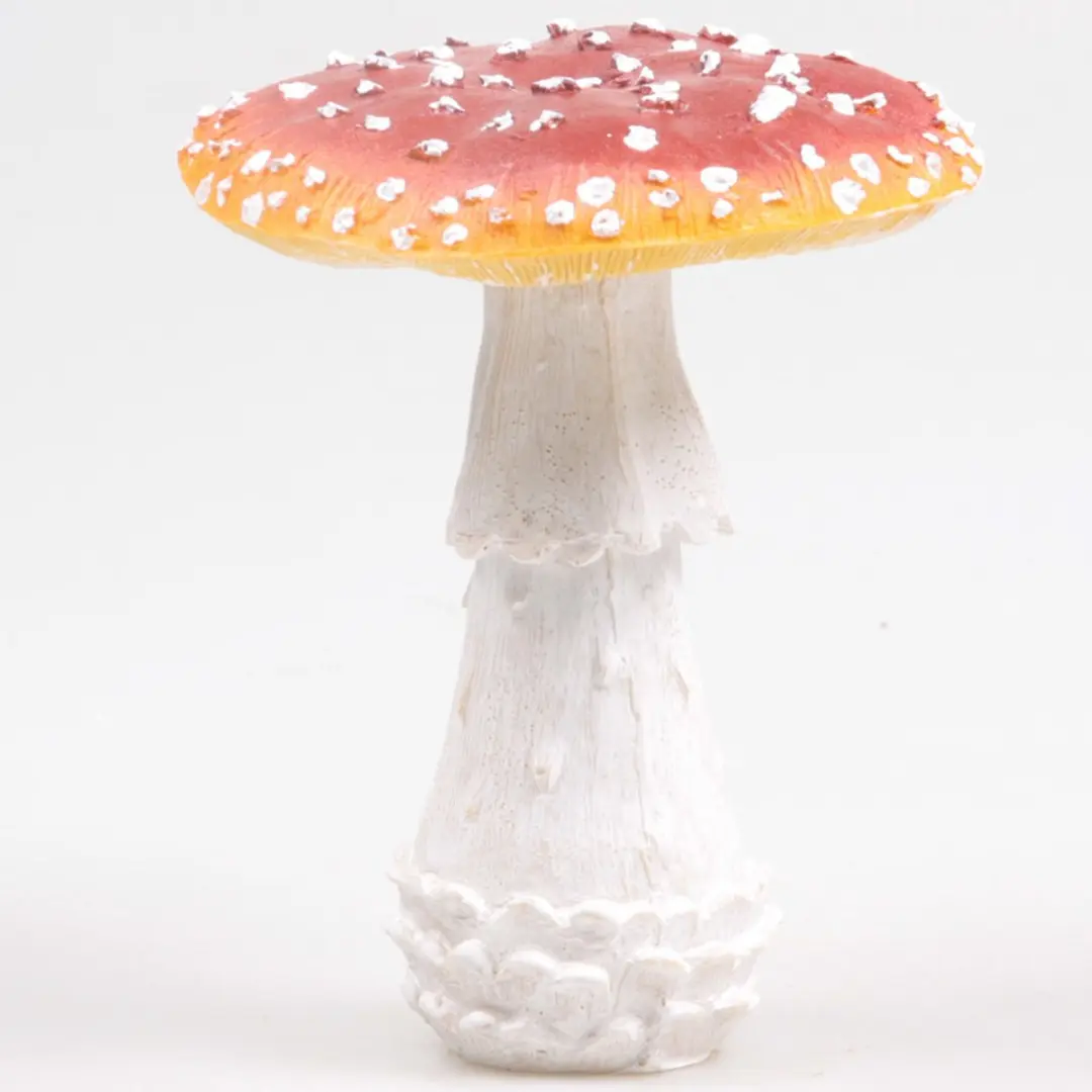 Decoris Paddenstoelen Set - Rood - 3 Stuks