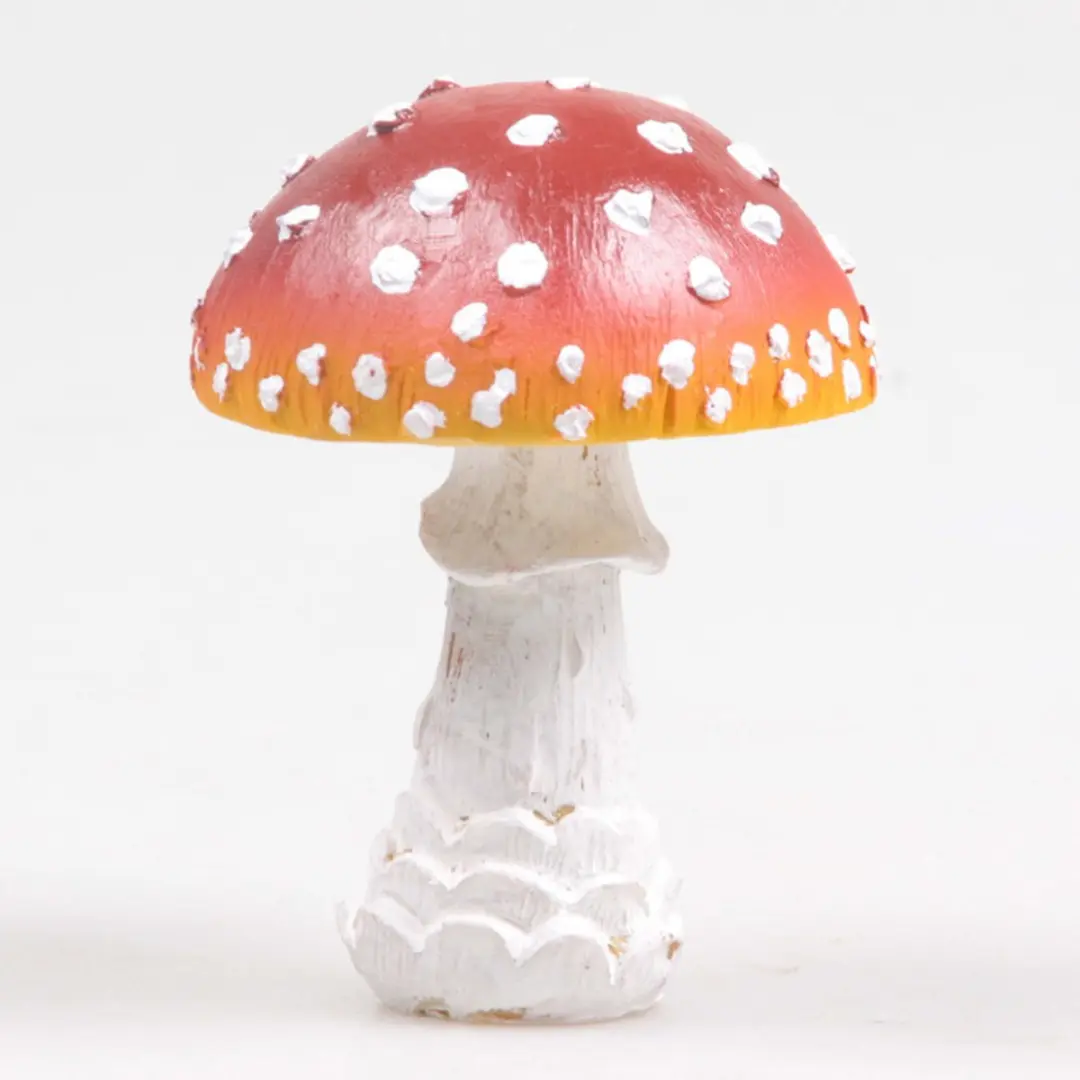 Decoris Paddenstoelen Set - Rood - 3 Stuks