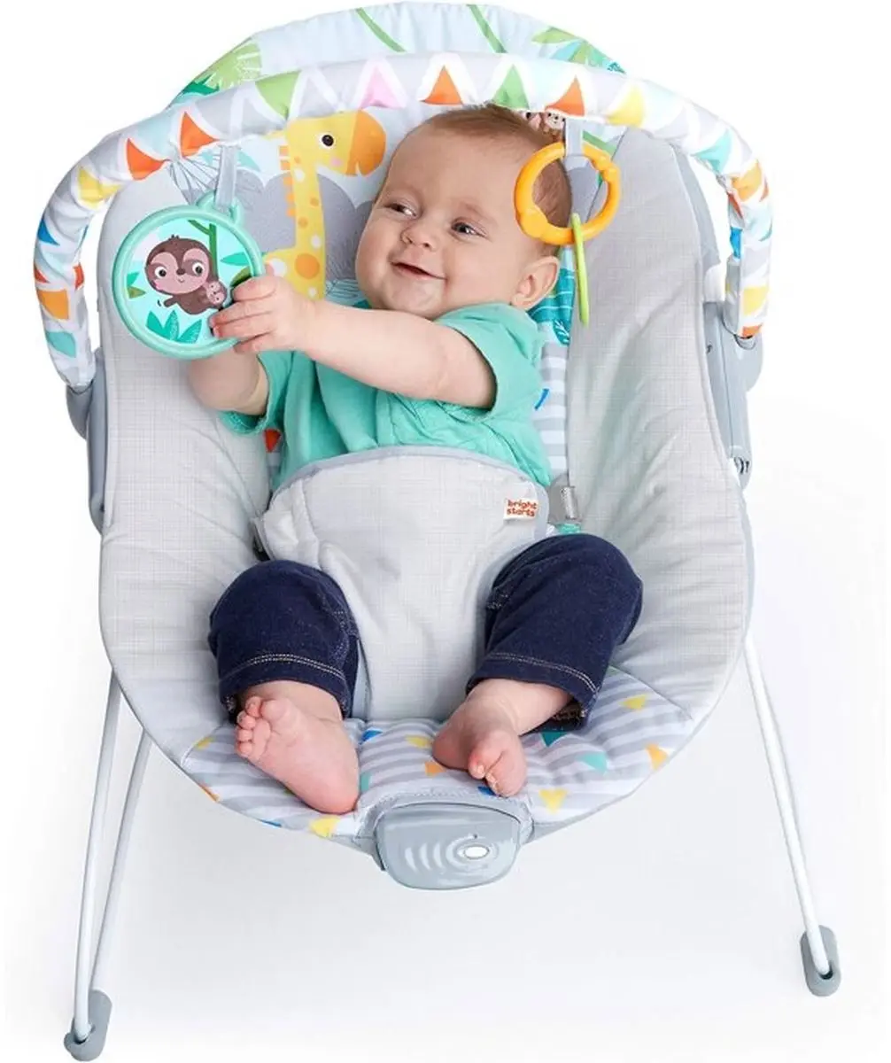Bright Starts Safari Fun Baby Hangmat - Multicolor - afbeelding 4 van 6