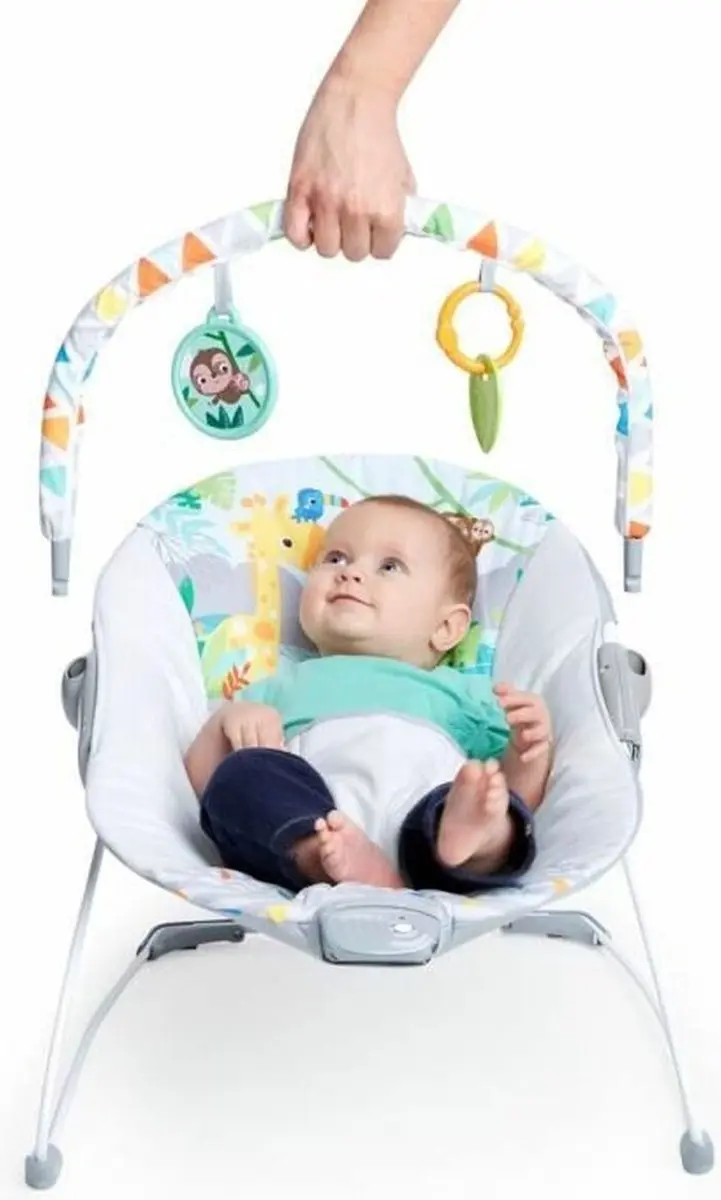 Bright Starts Safari Fun Baby Hangmat - Multicolor - afbeelding 5 van 6