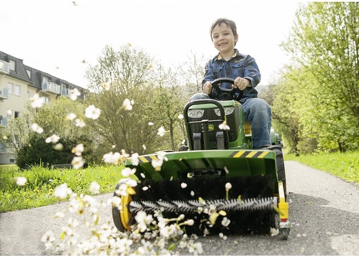 Rolly Toys RollySweepy - Roterende borstel met opvangbak - Groen - 409884