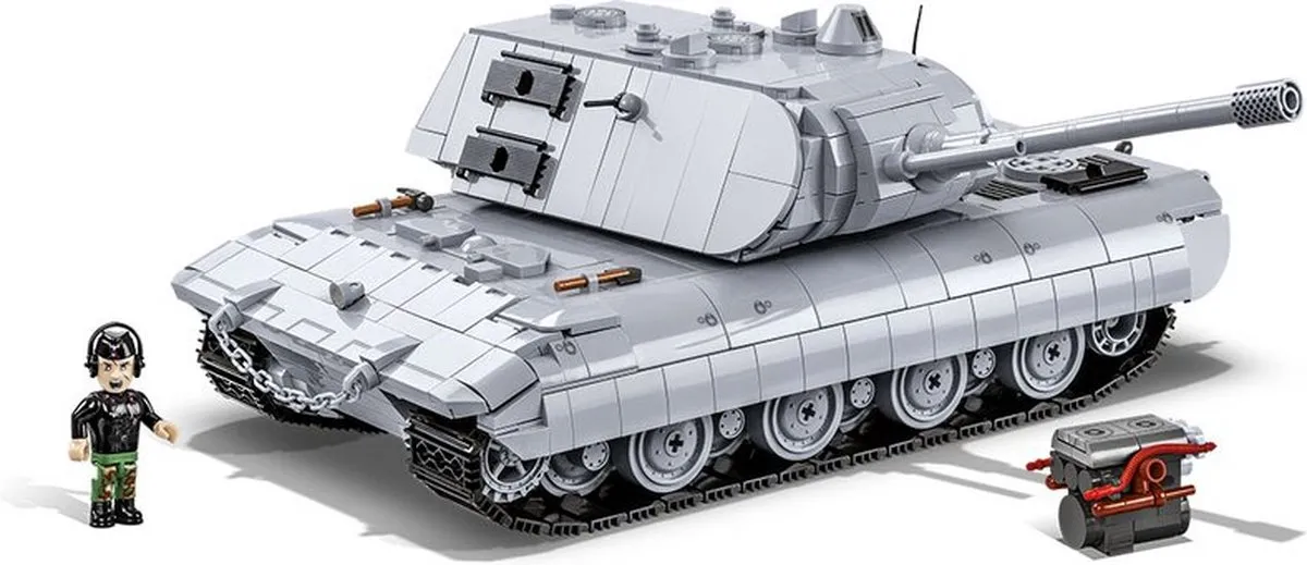 Cobi E-100 Gevechtsvoertuig 2572 - 1511 Onderdelen - Meerkleurig