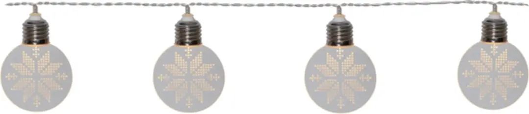 Star Trading Kerstverlichting Ornament Batterij - Warm Wit - 180cm