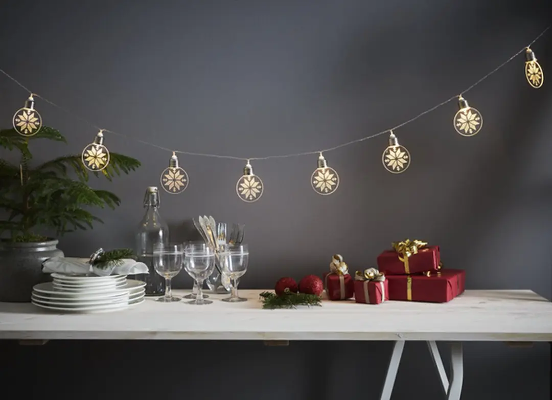 Star Trading Kerstverlichting Ornament Batterij - Warm Wit - 180cm
