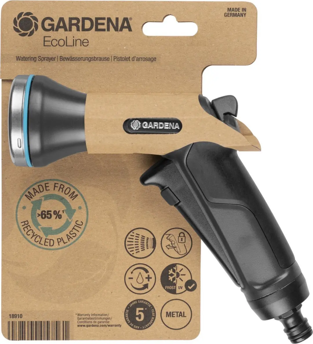 Gardena EcoLine Tuinberegening Set - Zwenksproeier + Broes + Koppeling