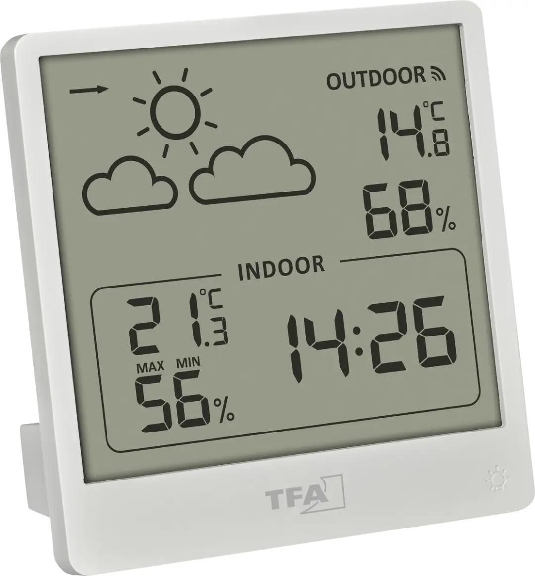 TFA Dostmann CLEO 35.1176.02 Funk-Wetterstation - Wit