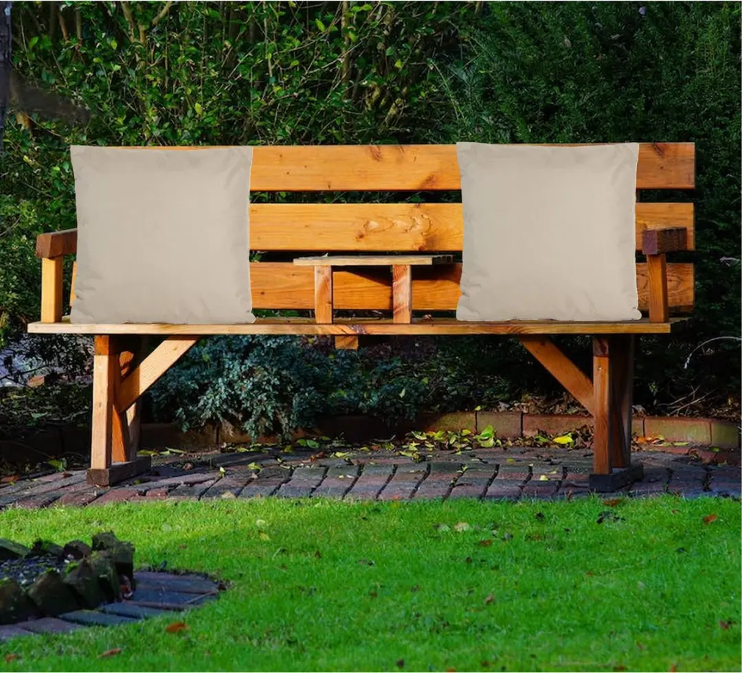 Anna's Collection Buiten Zitkussens 6x45x45cm Taupe