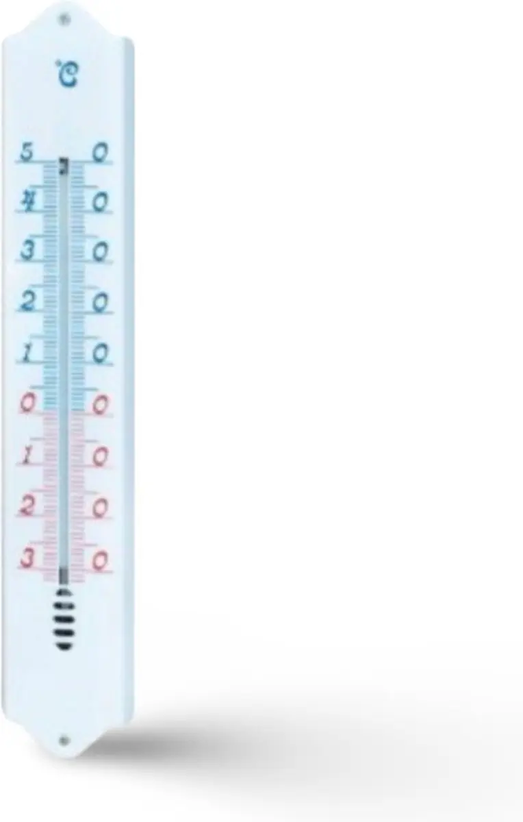 Nature Muurthermometer Kelvin 12 - Wit