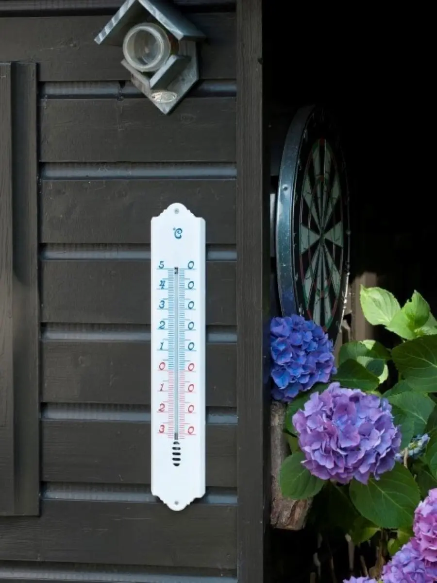 Nature Muurthermometer Kelvin 12 - Wit