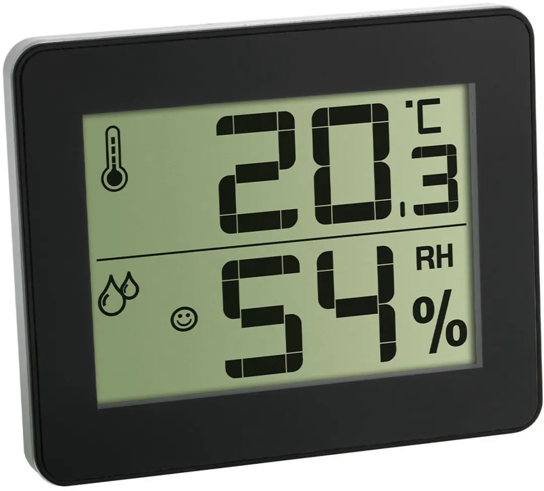 TFA Dostmann 30.5027.01 Thermo- en Hygrometer - Zwart