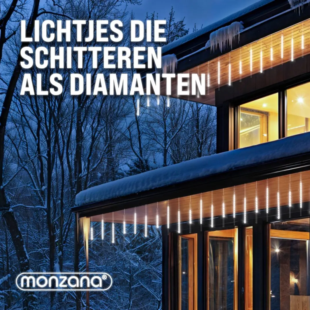 Monzana IJspegelverlichting 480 LED 360cm - Koel wit