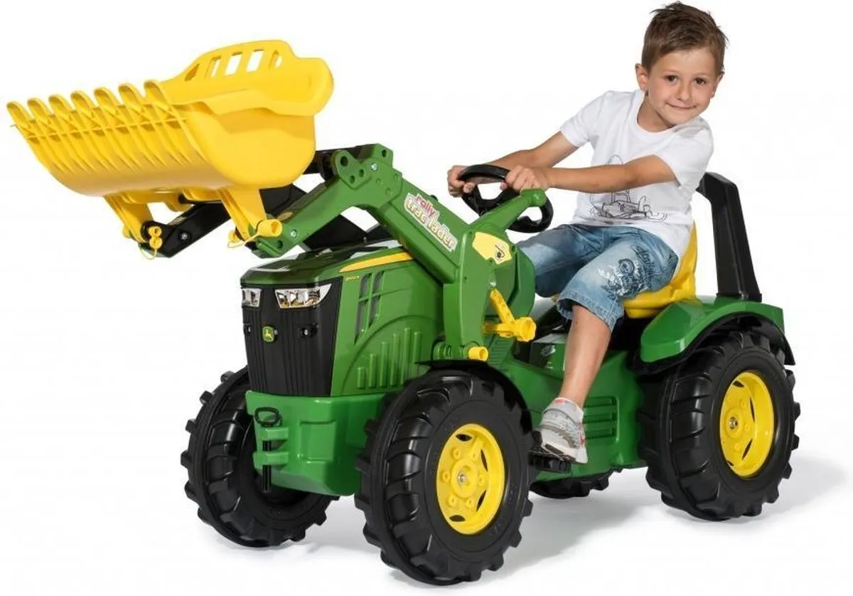Rolly Toys RollyX-Trac John Deere 8400R Tractor met Lader - 4 Wielen