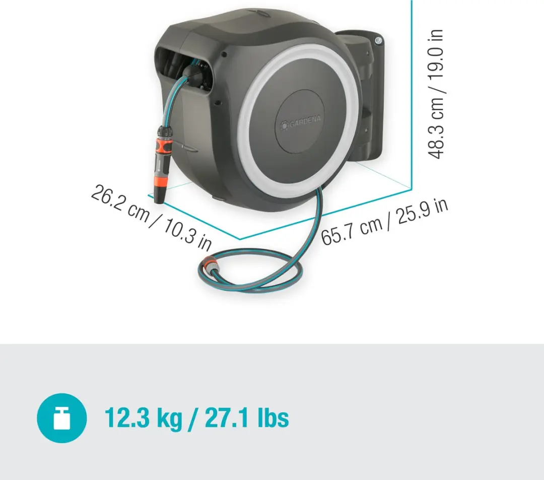 Gardena Wandslangenbox RollUp L 30m - Ø13mm - afbeelding 6 van 6