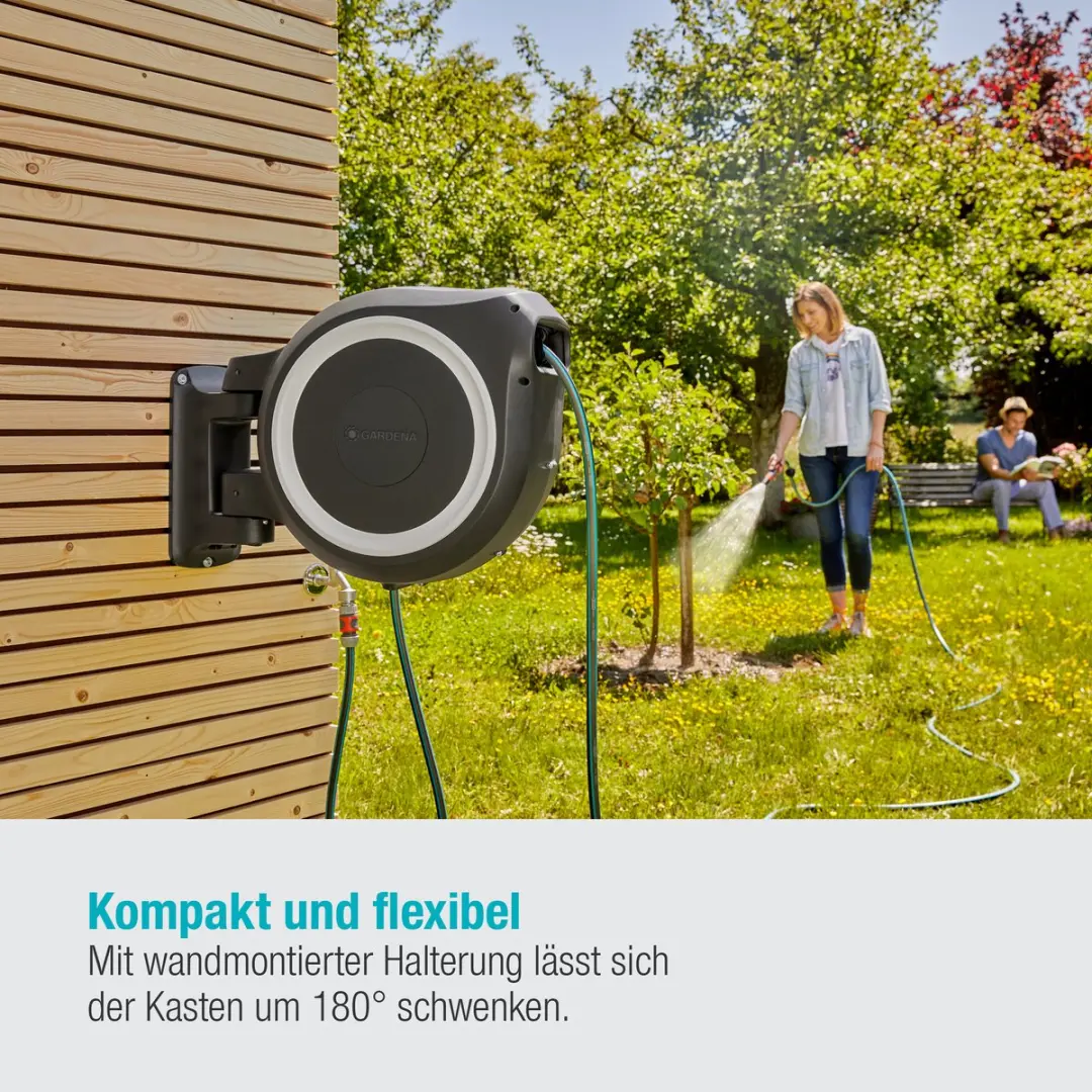 Gardena Wandslangenbox RollUp L 30m - Ø13mm