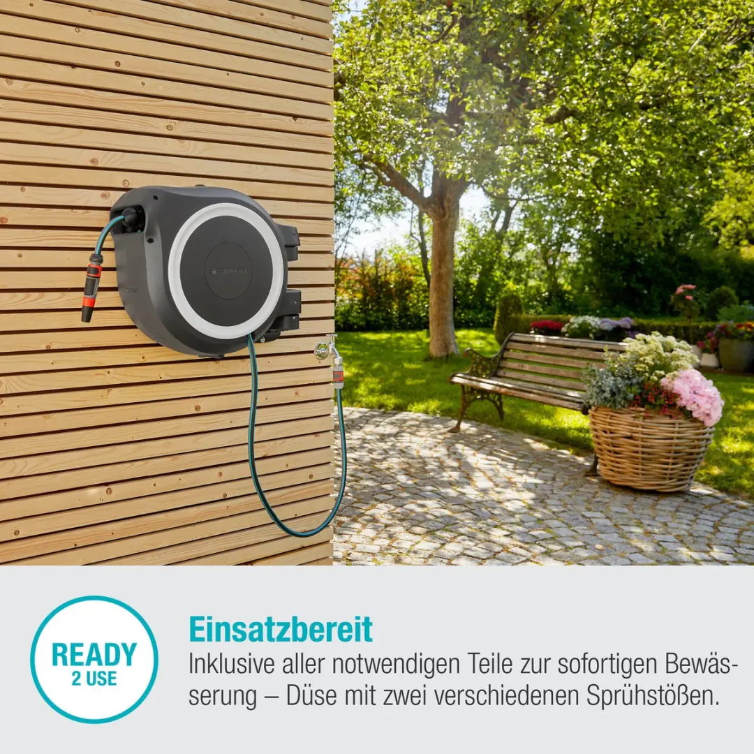 Gardena Wandslangenbox RollUp L 30m - Ø13mm
