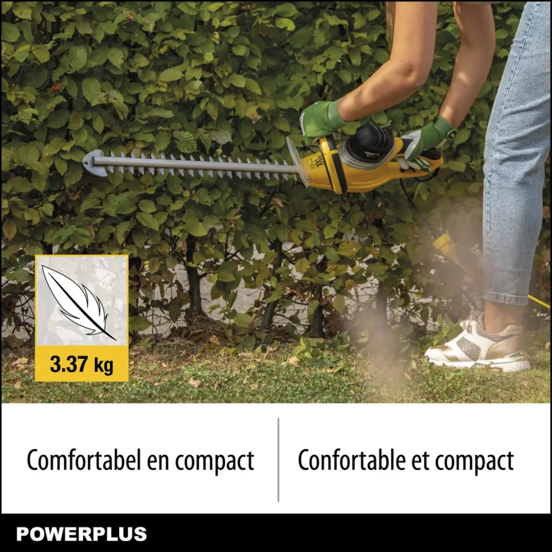 Powerplus POWXG2007 Elektrische Heggenschaar 550W - 525mm Mes