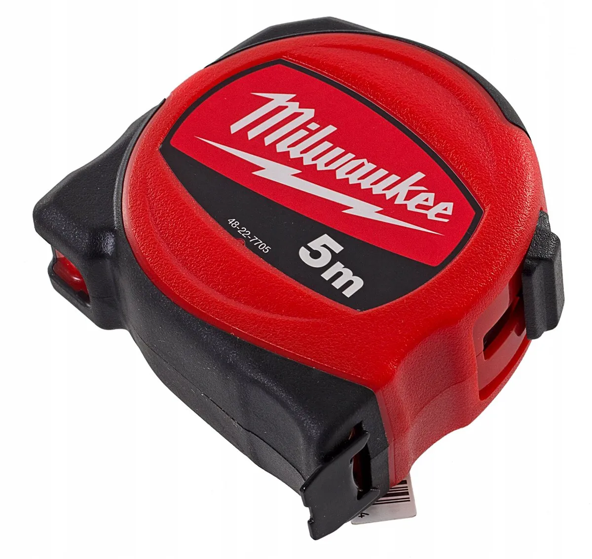 Milwaukee Rolmaat 5m x 19mm 48-22-7705 - Zwart/Rood