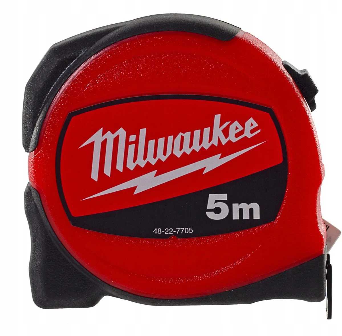 Milwaukee Rolmaat 5m x 19mm 48-22-7705 - Zwart/Rood