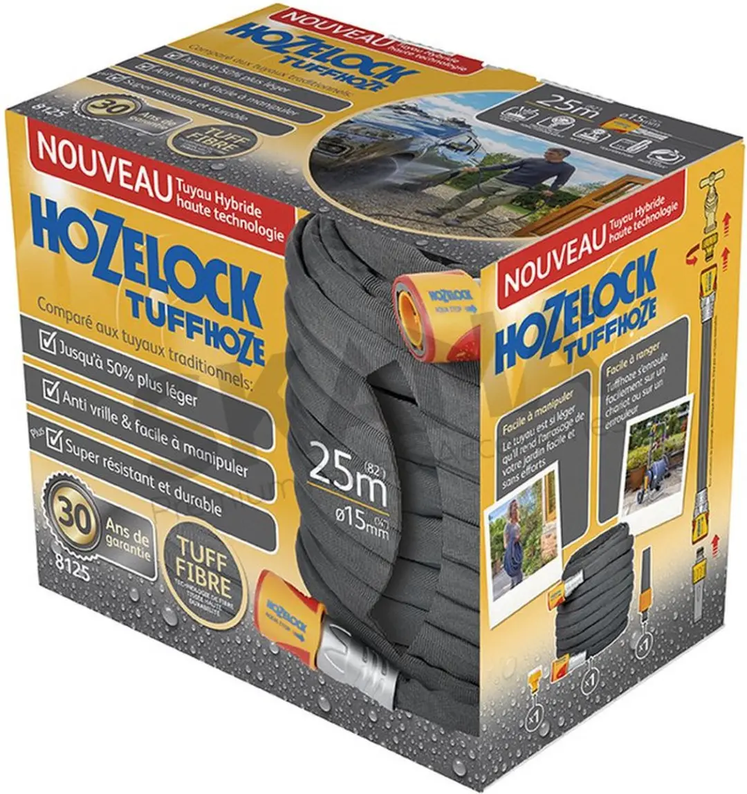 Hozelock Tuinslang 15mm - Anti-twist - 15m