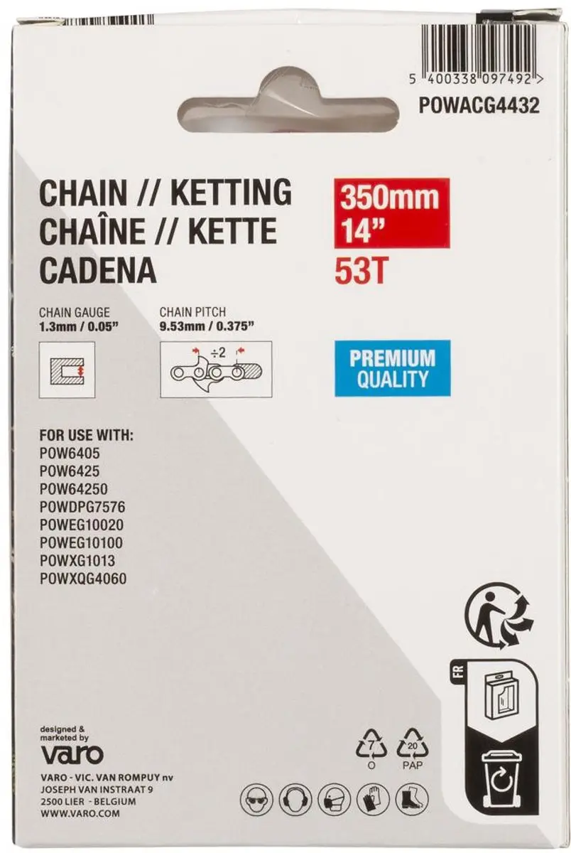 Powerplus Ketting POWACG4432 14" - 53T