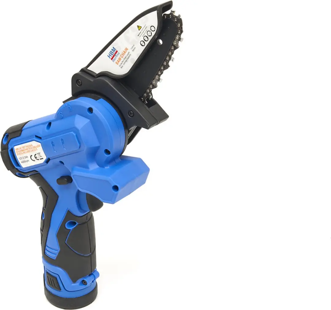 HBM AC10 3-in-1 Accu Kettingzaag Schuurmachine Bladblazer - 2 Accu's - afbeelding 6 van 6