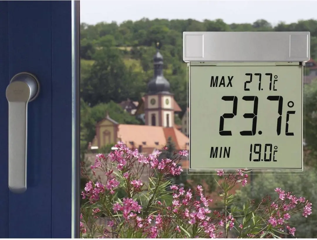 TFA Dostmann 30.1025 Digitale Raamthermometer - Zilver - afbeelding 6 van 6