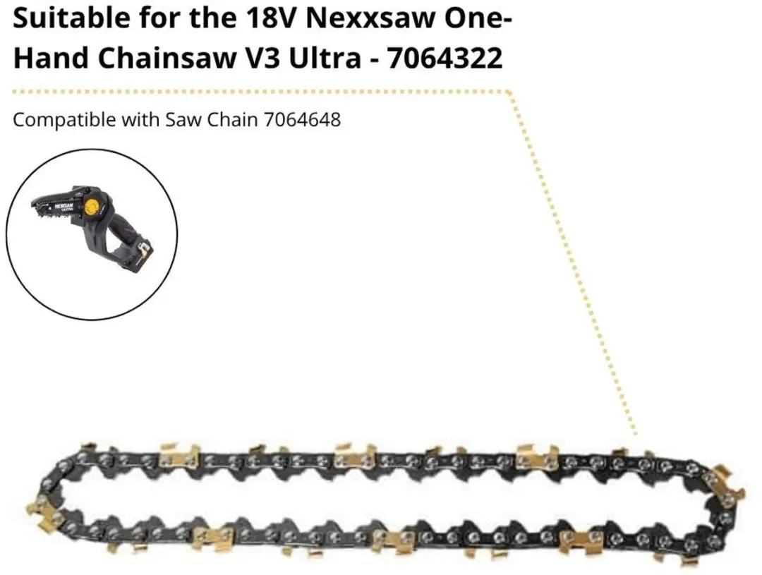 Batavia Titanium Gecoate Zaagketting 7" - 18V Nexxsaw Brushless