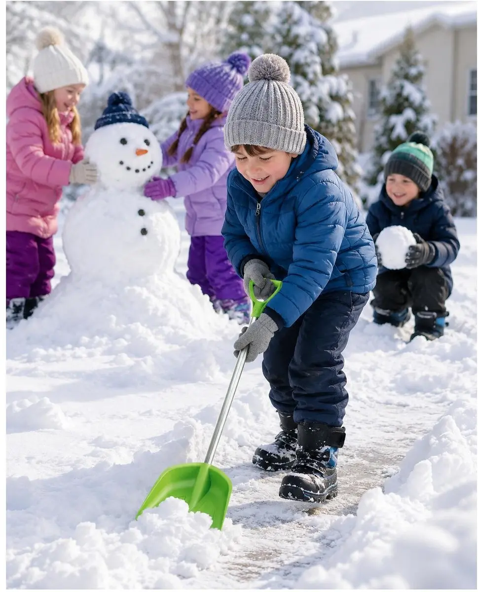 Prosperplast Kinder Sneeuwschep 71cm - Groen