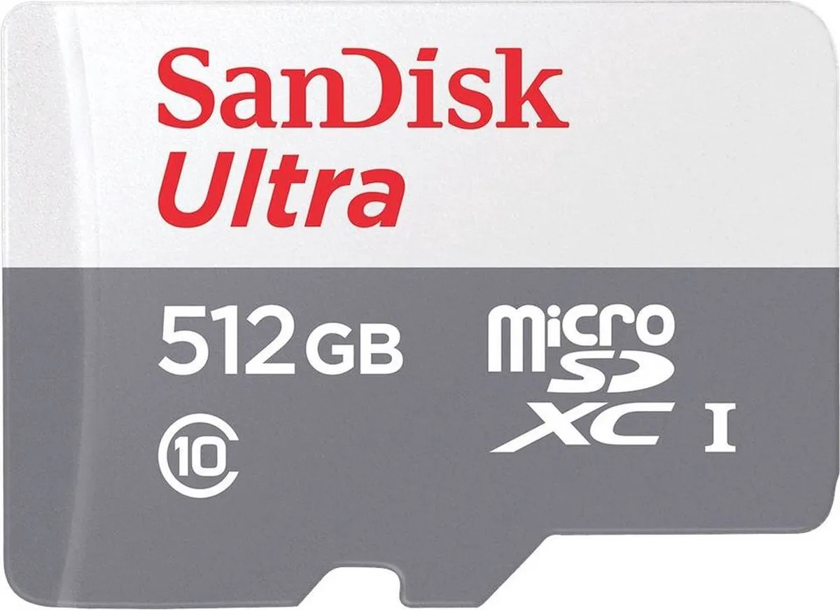 SanDisk SDSQUNR-512G-GN6TA microSD-kaart 512GB - Waterdicht