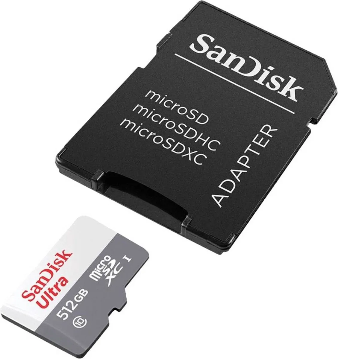 SanDisk SDSQUNR-512G-GN6TA microSD-kaart 512GB - Waterdicht