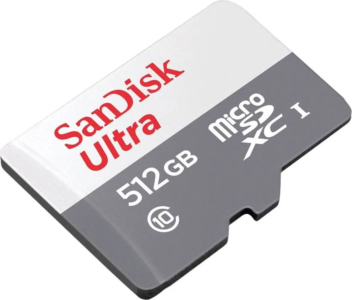 SanDisk SDSQUNR-512G-GN6TA microSD-kaart 512GB - Waterdicht