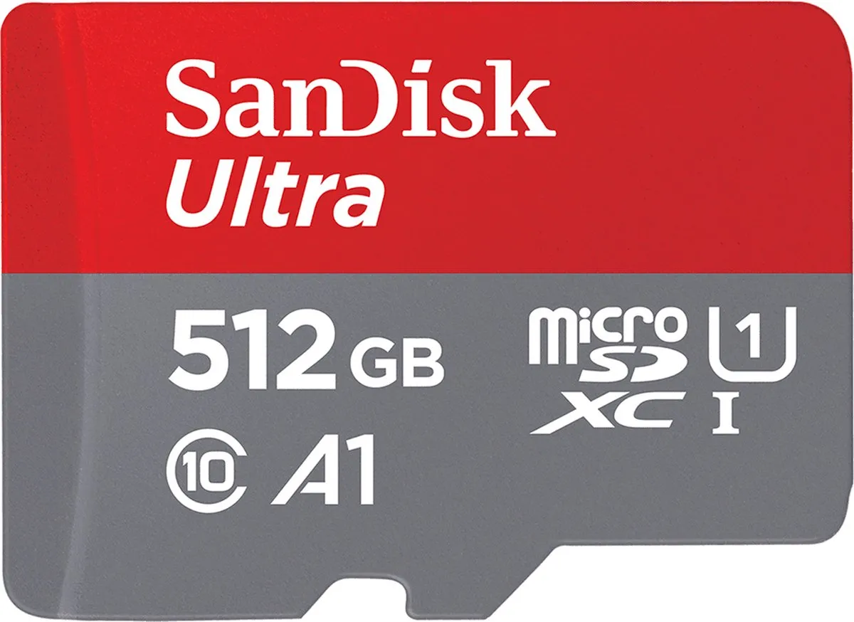 SanDisk SDSQUNR-512G-GN6TA microSD-kaart 512GB